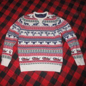 Men’s Size Johnnie-O merino wool Ugly Christmas sweater Size S
